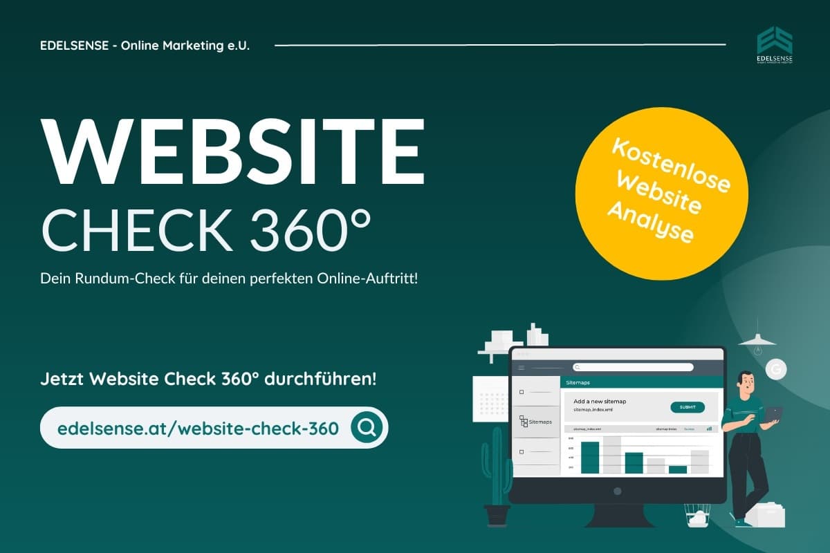 Kostenloser Website Check 360° für Unternehmen