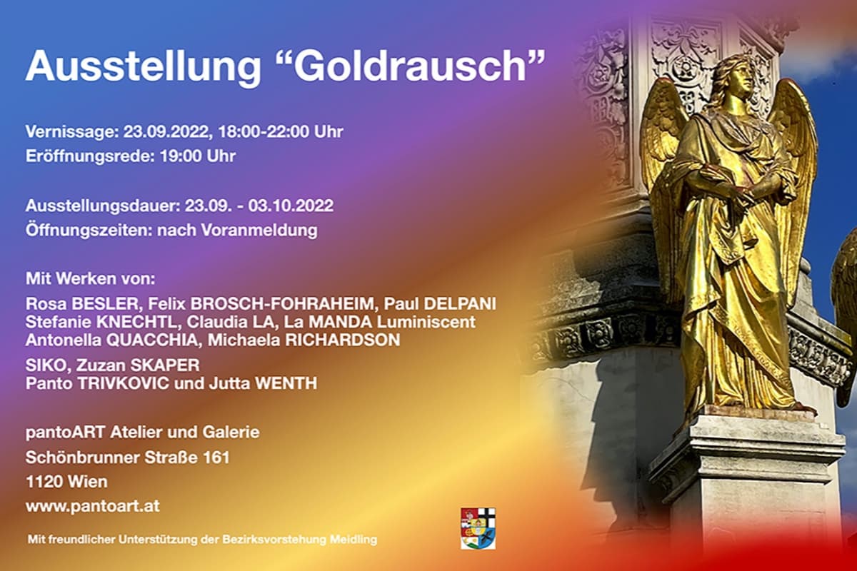 Ausstellung "Goldrausch" im pantoART Atelier und Galerie